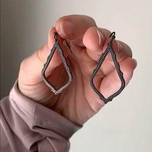 Kendra Scott Sophia Drop Earrings in Gunmetal